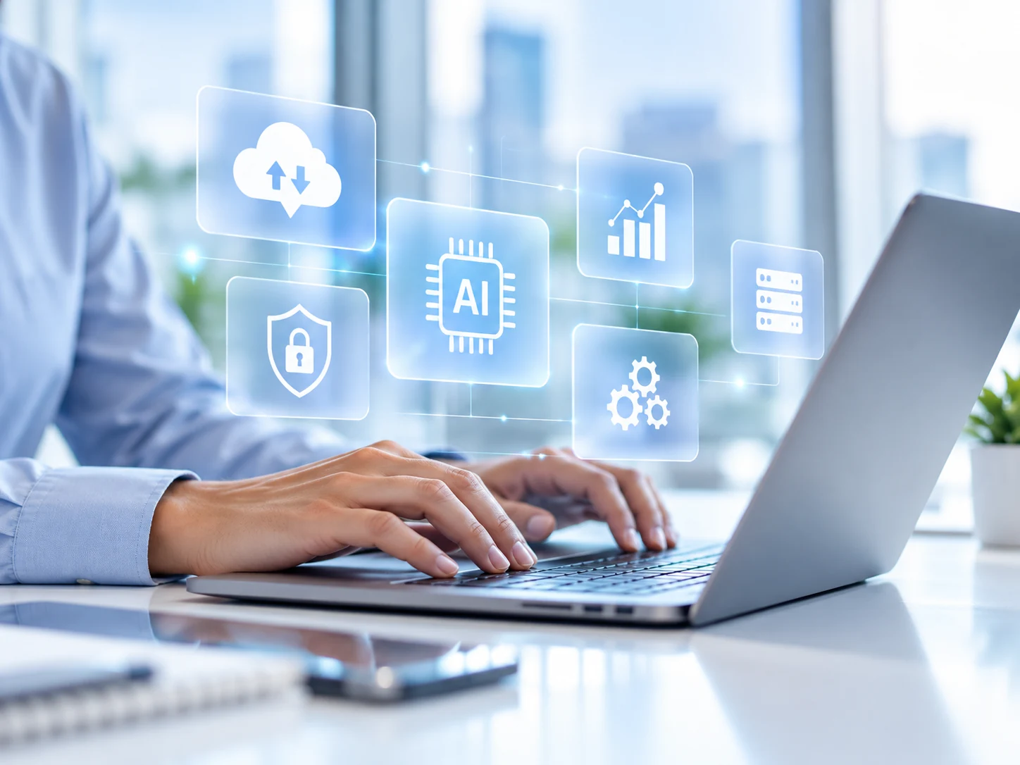 Tecnología, nube, seguridad y automatización aplicada al trabajo diario